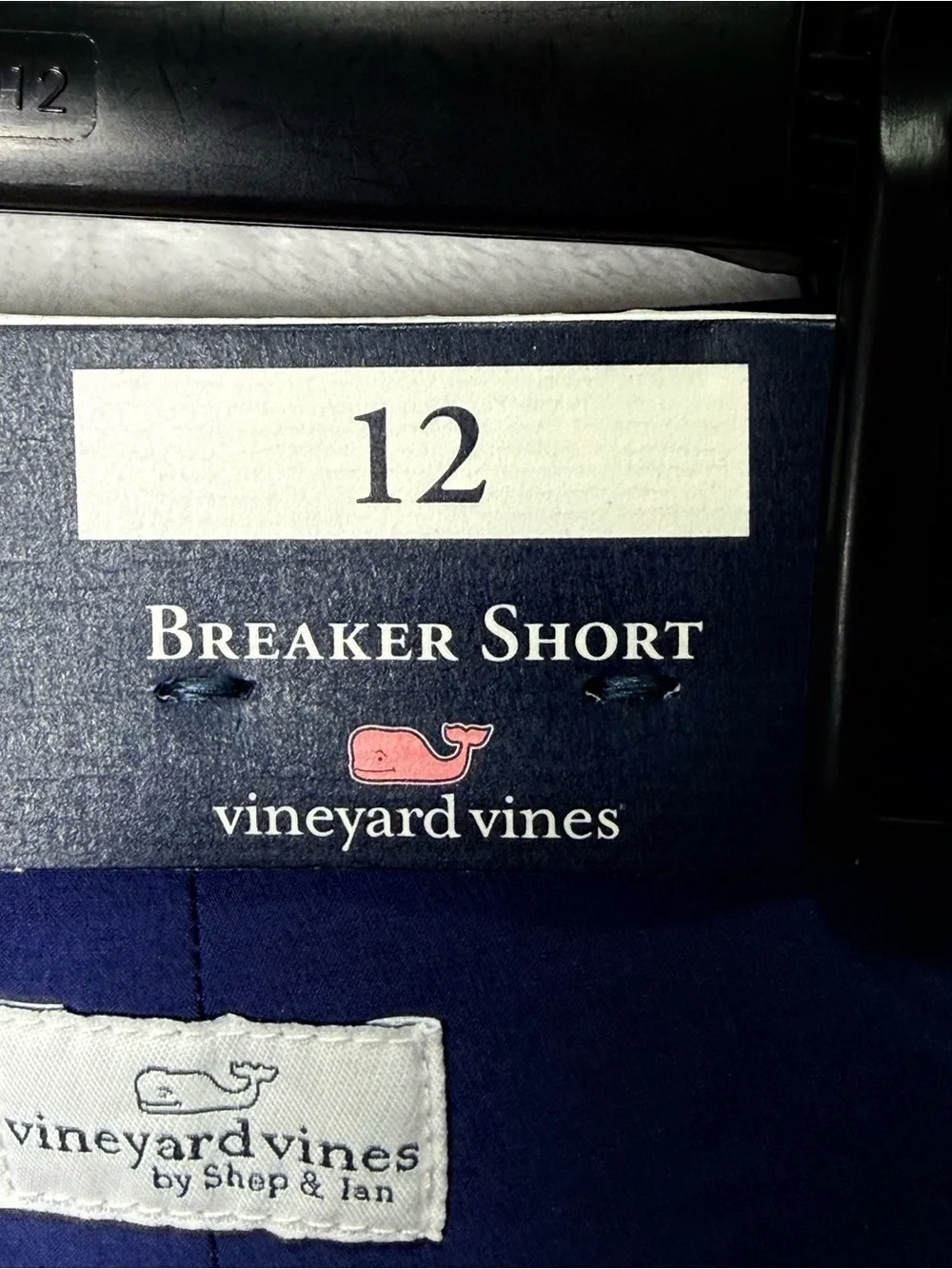 Vineyard Vines Boys Performance Breaker Shorts Size 12 Deep Cobalt Blue NWT